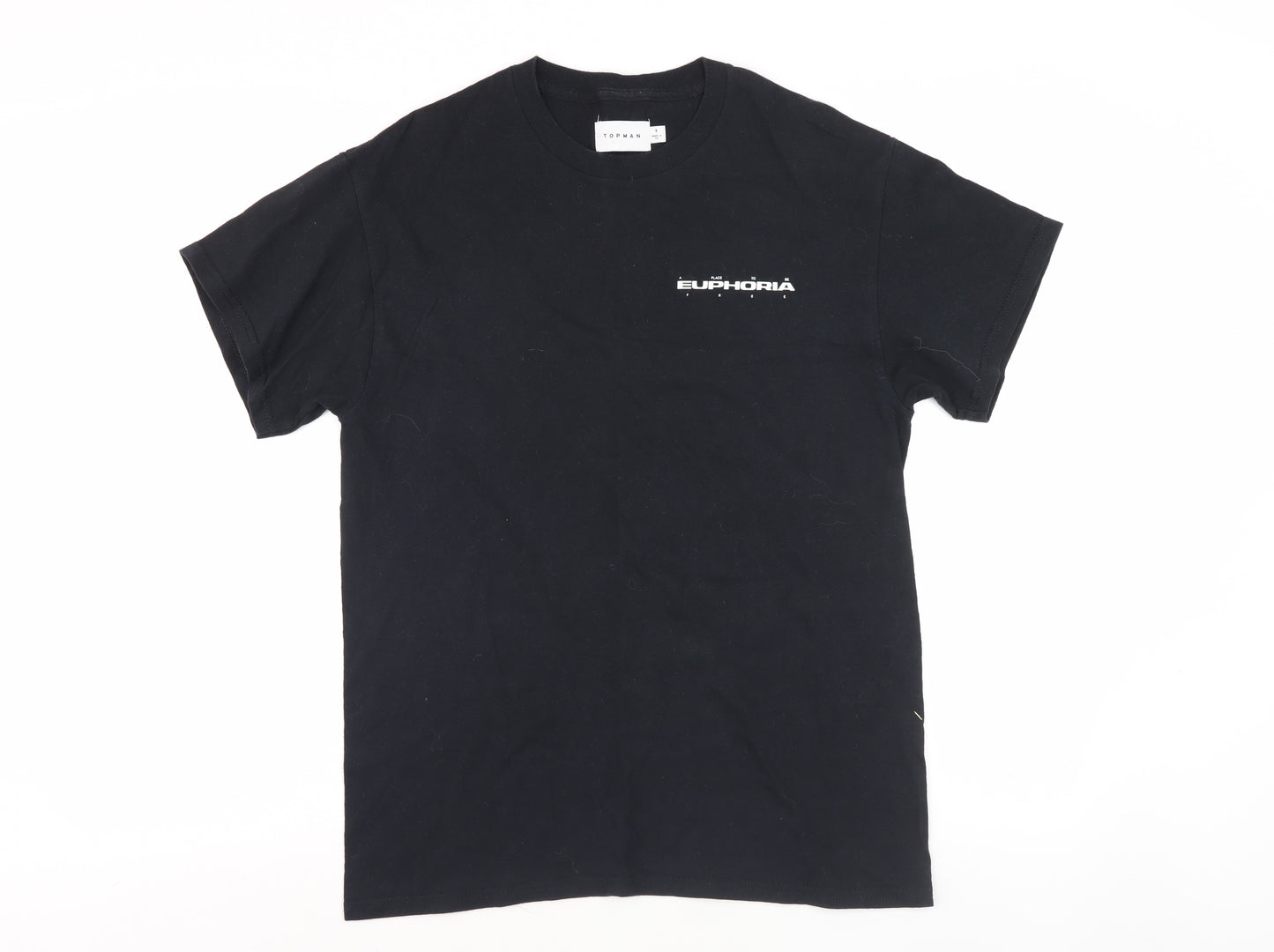 Topman Men's Black Small Space Graphic T-Shirt