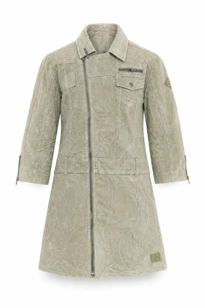 Front view of Influence Women's Green Jacket Dress, size S