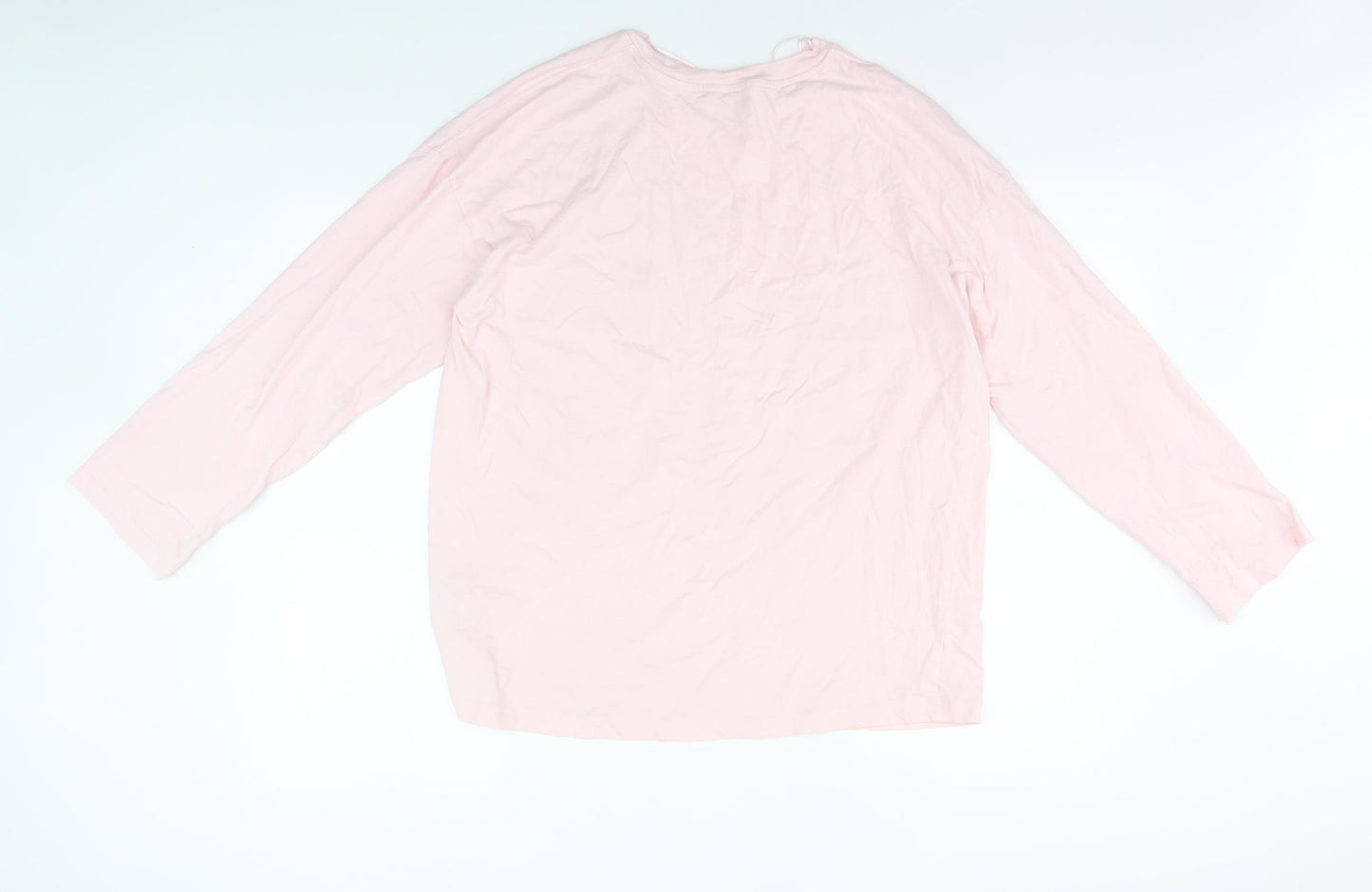 Monki Pink Long Sleeve Medium Men's T-Shirt