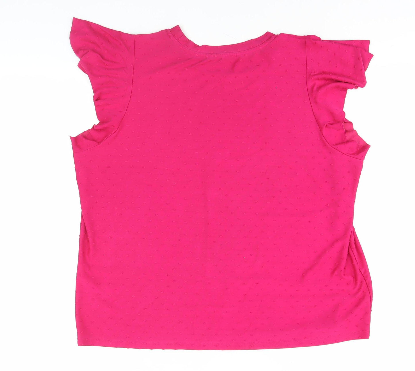 Marks and Spencer Women's Pink Basic T-Shirt Size 24