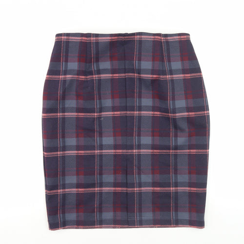 Marks and Spencer Women's Multicoloured Plaid Pencil Skirt Size 16