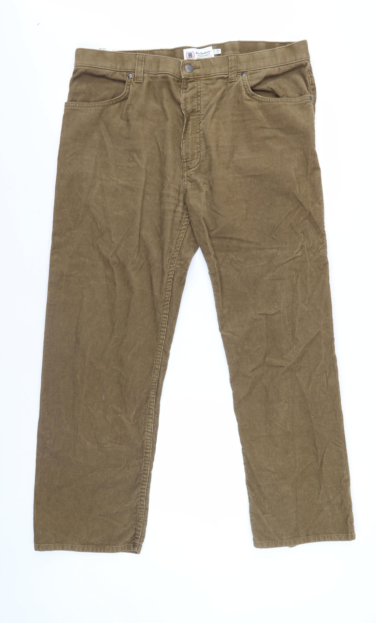 Marks & Spencer Brown Men's Corduroy Trousers 38W 29L