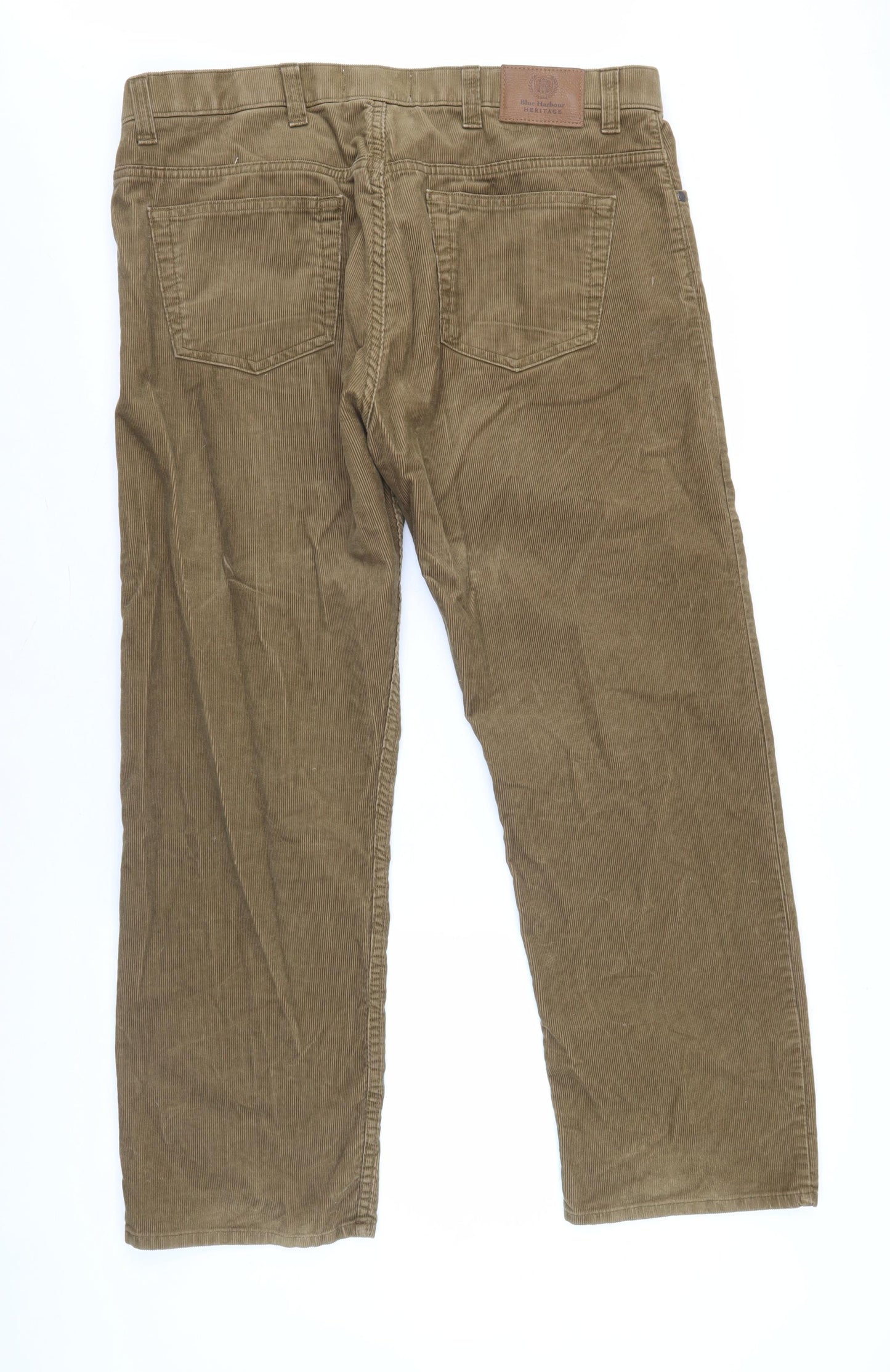 Marks & Spencer Brown Men's Corduroy Trousers 38W 29L