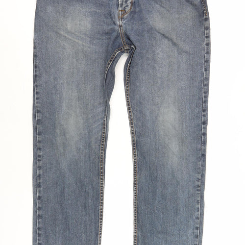 Marks and Spencer Men's Blue Jeans 34 Regular Fit