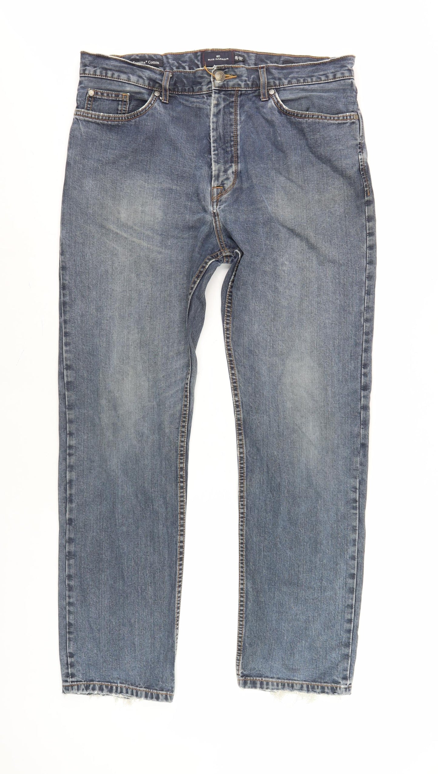 Marks and Spencer Men's Blue Jeans 34 Regular Fit