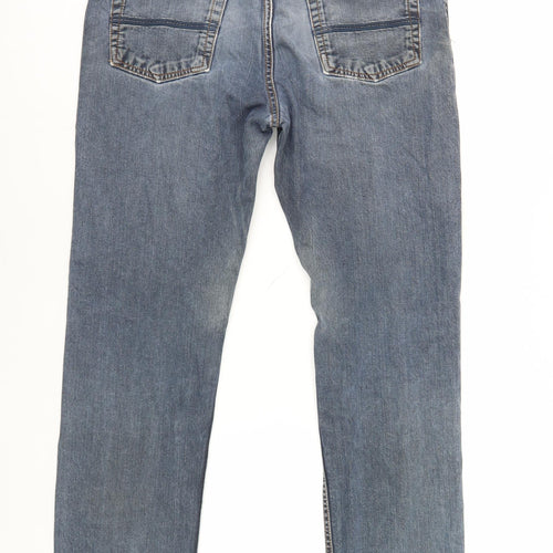Marks and Spencer Men's Blue Jeans 34 Regular Fit