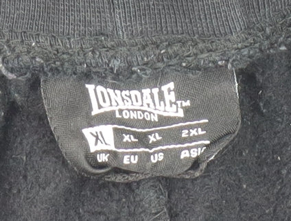 Lonsdale Men's Black XL Sweatpants