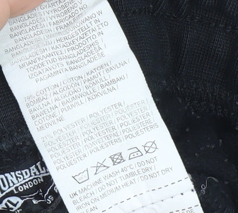 Lonsdale Men's Black XL Sweatpants