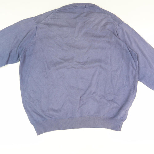 The Golf Co Men's Blue XL V-Neck Pullover Jumper