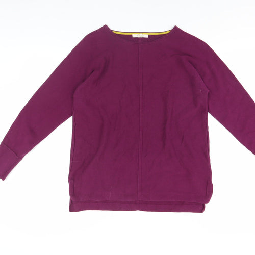 White Stuff Women's Purple Pullover Jumper, Size 14