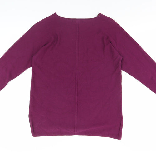White Stuff Women's Purple Pullover Jumper, Size 14