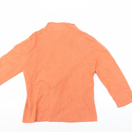 Fenn Wright Manson Women's Orange Wrap Jumper L