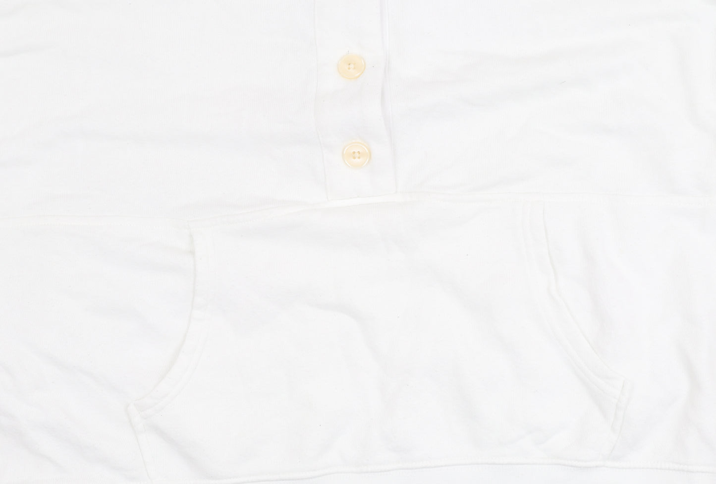 Aerie Women's White Henley Sweatshirt, Size S, Casual
