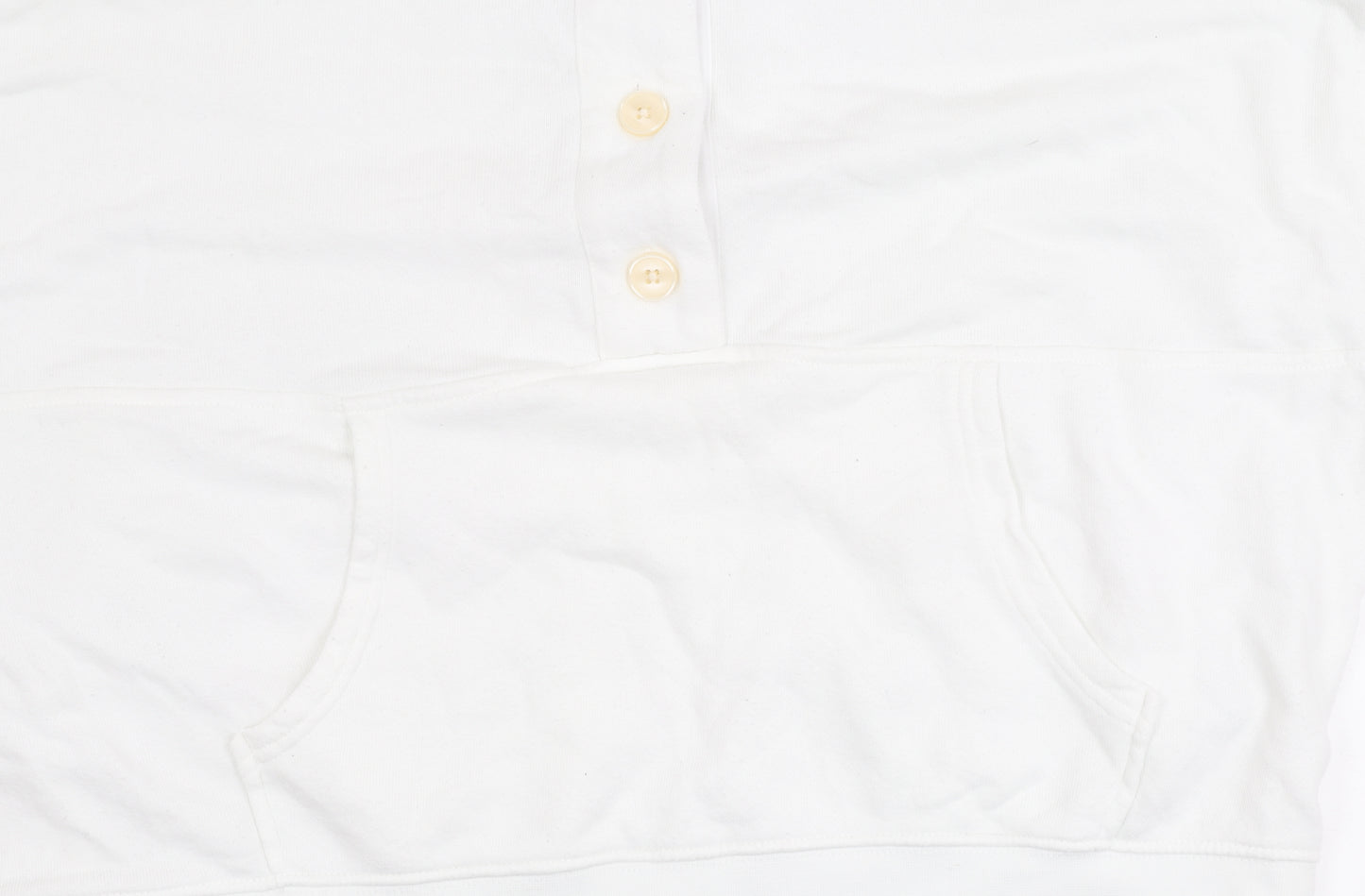 Aerie Women's White Henley Sweatshirt, Size S, Casual