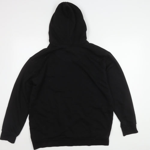 FAK-TOR Men's Black Pullover Hoodie M Graphic Print