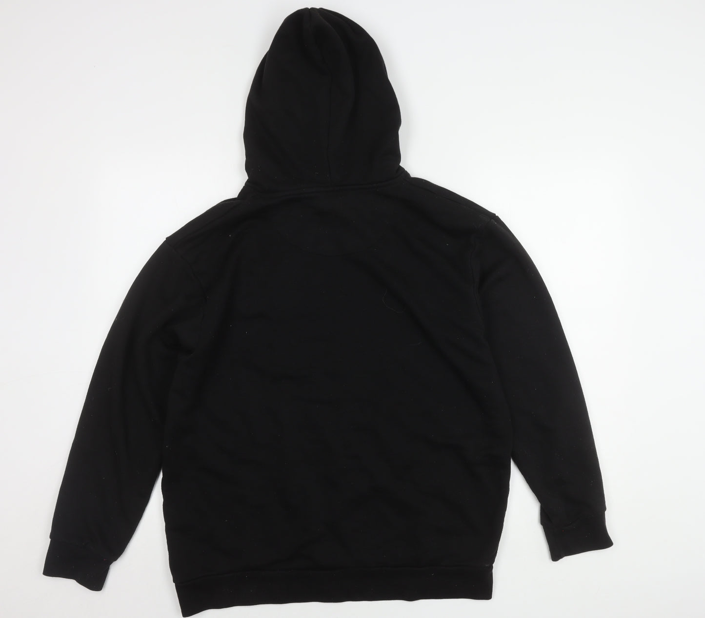 FAK-TOR Men's Black Pullover Hoodie M Graphic Print