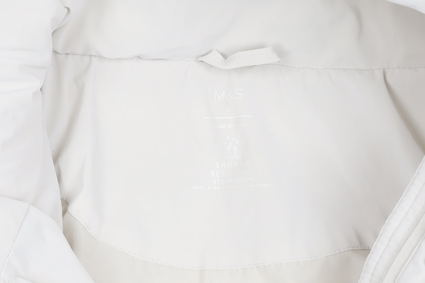 Marks and Spencer Women's Ivory Puffer Jacket Size 20