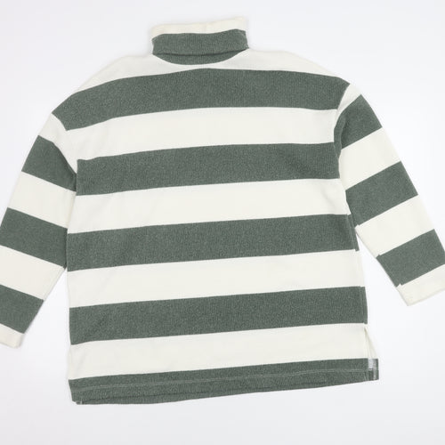 Stradivarius Women's Multicoloured Striped Pullover Jumper