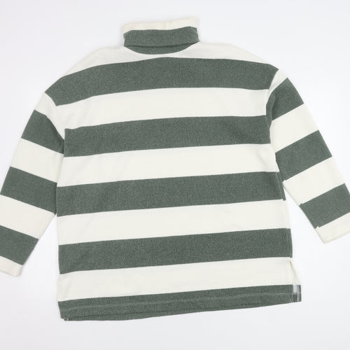 Stradivarius Women's Multicoloured Striped Pullover Jumper