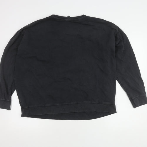 New Look Women's Black Pullover Sweatshirt L