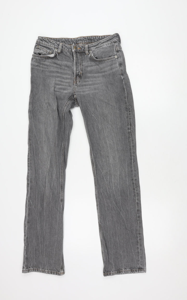 Weekday Women's Grey Straight Jeans Size 27
