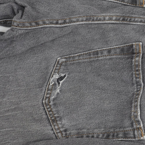 Weekday Women's Grey Straight Jeans Size 27
