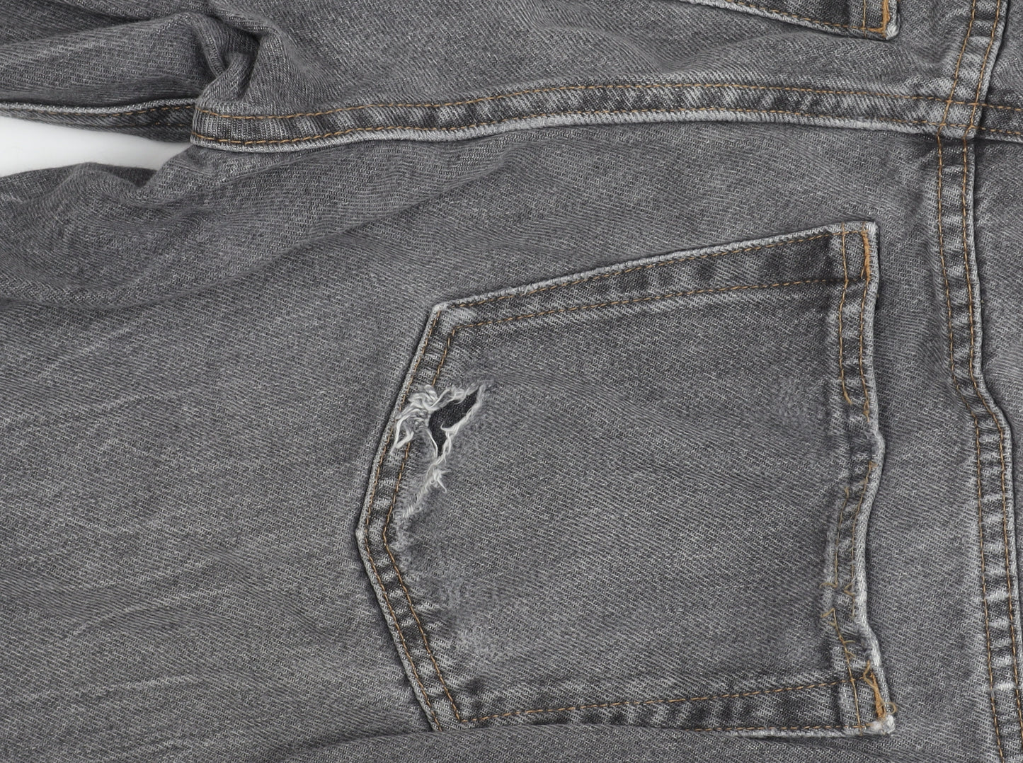 Weekday Women's Grey Straight Jeans Size 27