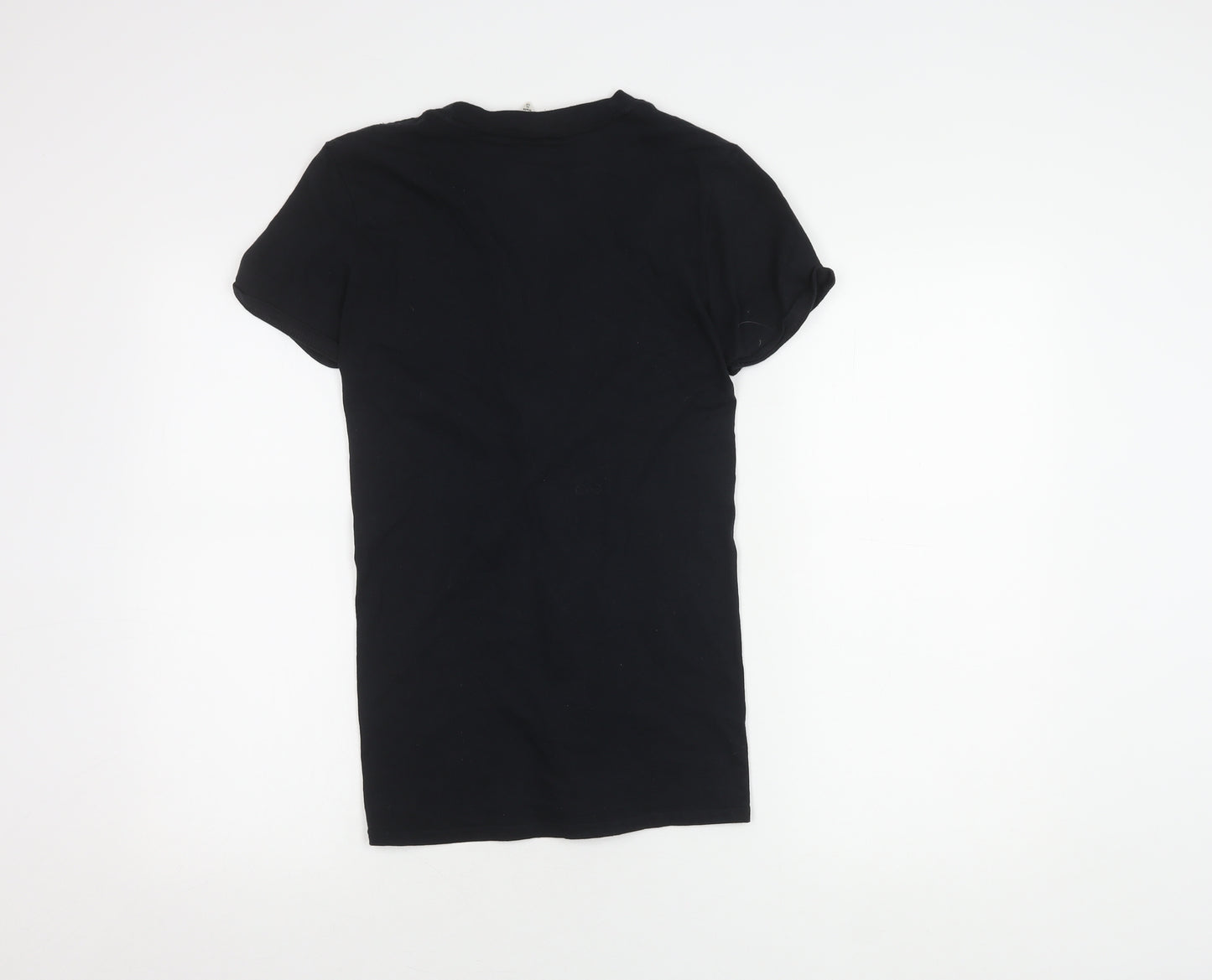 Miss Selfridge Women's Black T-Shirt, Size 6
