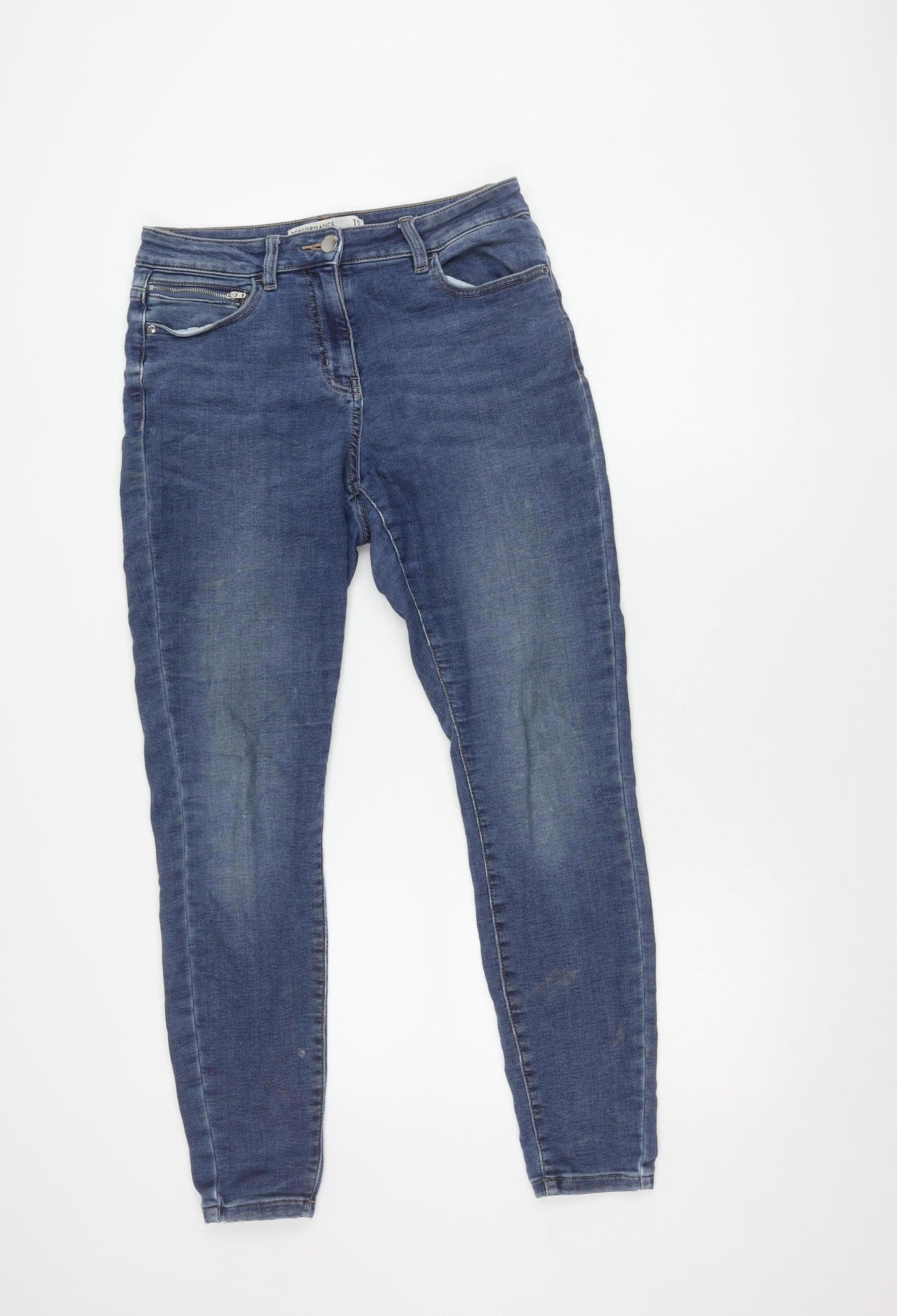 Next Women's Blue Jegging, Size 12, Mid Rise Jeans