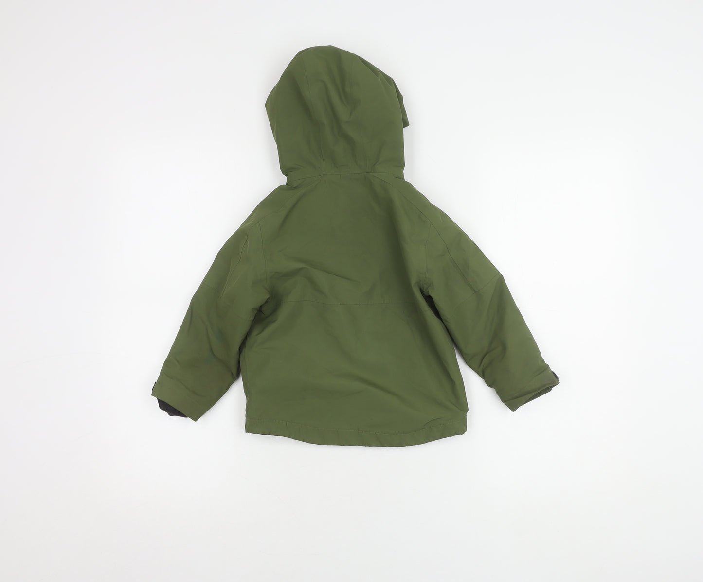 Next Boys Green Hooded Jacket, 3 Years, Zip Closure