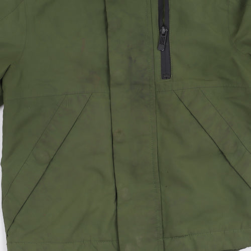 Next Boys Green Hooded Jacket, 3 Years, Zip Closure