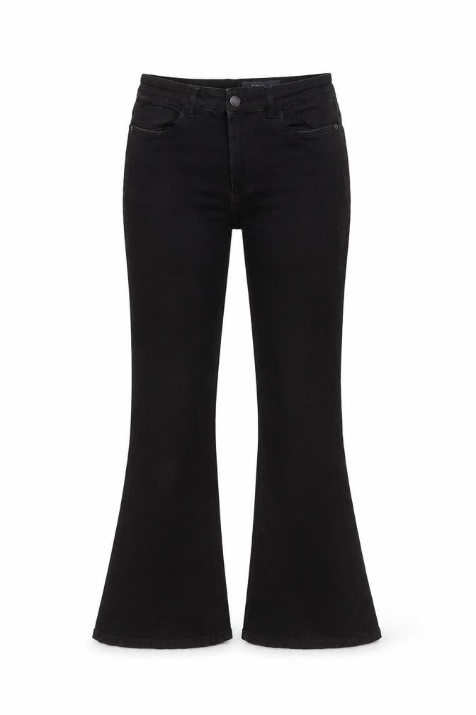 Noisy May Women's Black Flared Jeans, Size UK 3, High Waist