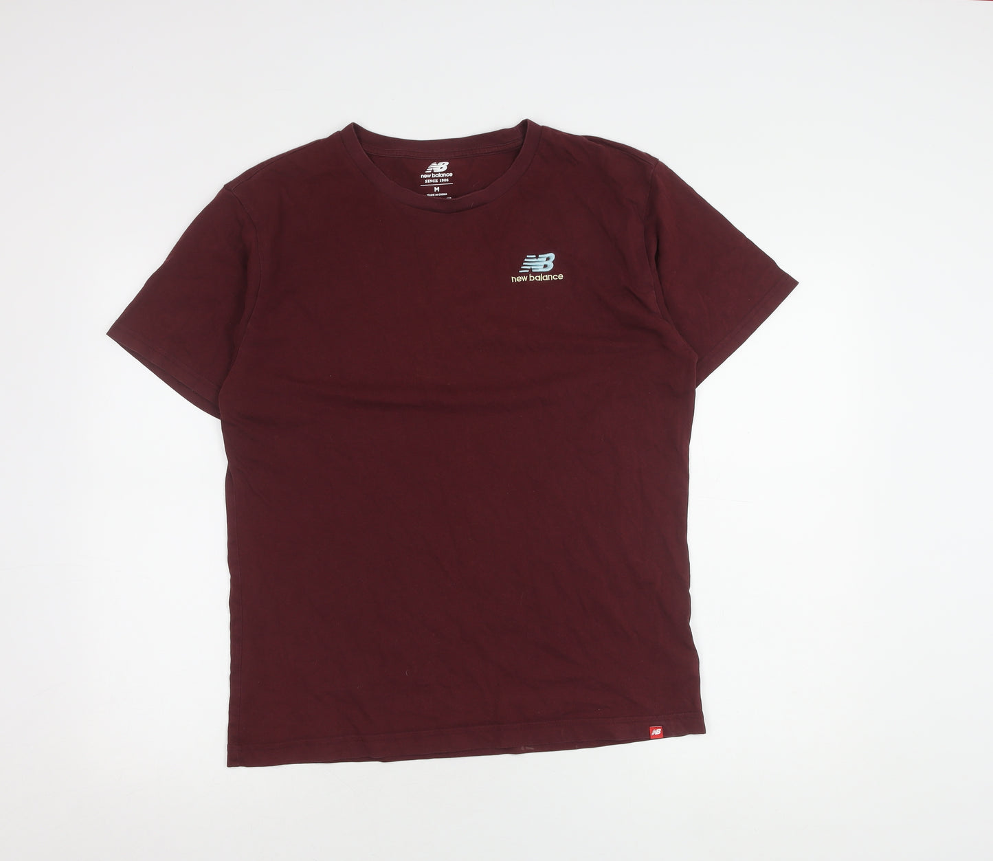New Balance Men's Red M Short Sleeve T-Shirt