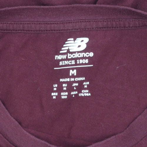 New Balance Men's Red M Short Sleeve T-Shirt