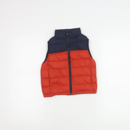 Uniqlo Boys Red Navy Puffer Jacket Size 12 - Stylish & Warm