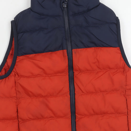 Uniqlo Boys Red Navy Puffer Jacket Size 12 - Stylish & Warm