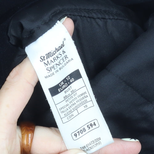Marks and Spencer Women's Black Petite Coat