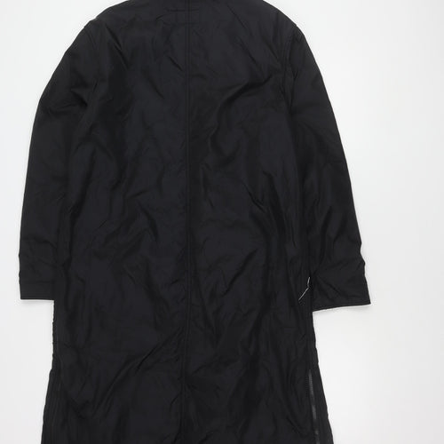 Per Una Black Women's M Long Sleeve Trench Coat