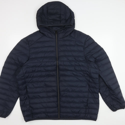 Marks and Spencer Men's Blue 2XL Puffer Jacket