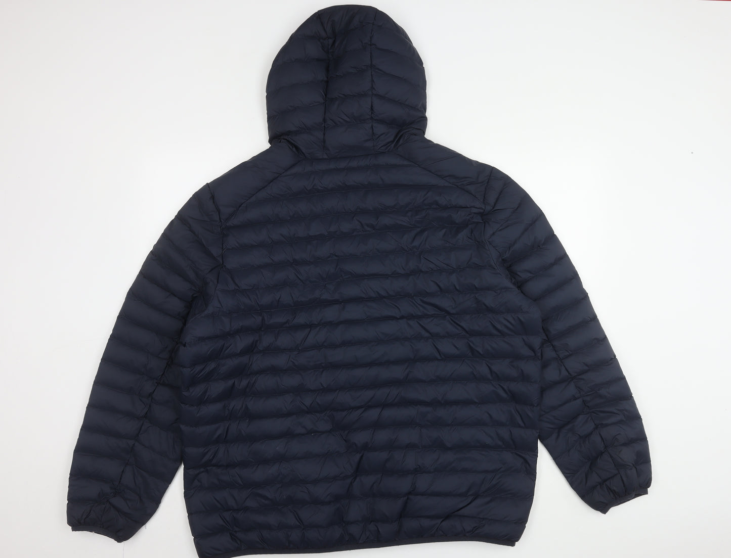 Marks and Spencer Men's Blue 2XL Puffer Jacket