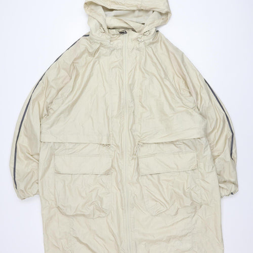 Marks and Spencer Beige Hooded Jacket, Women UK 16, Excellent Condition
