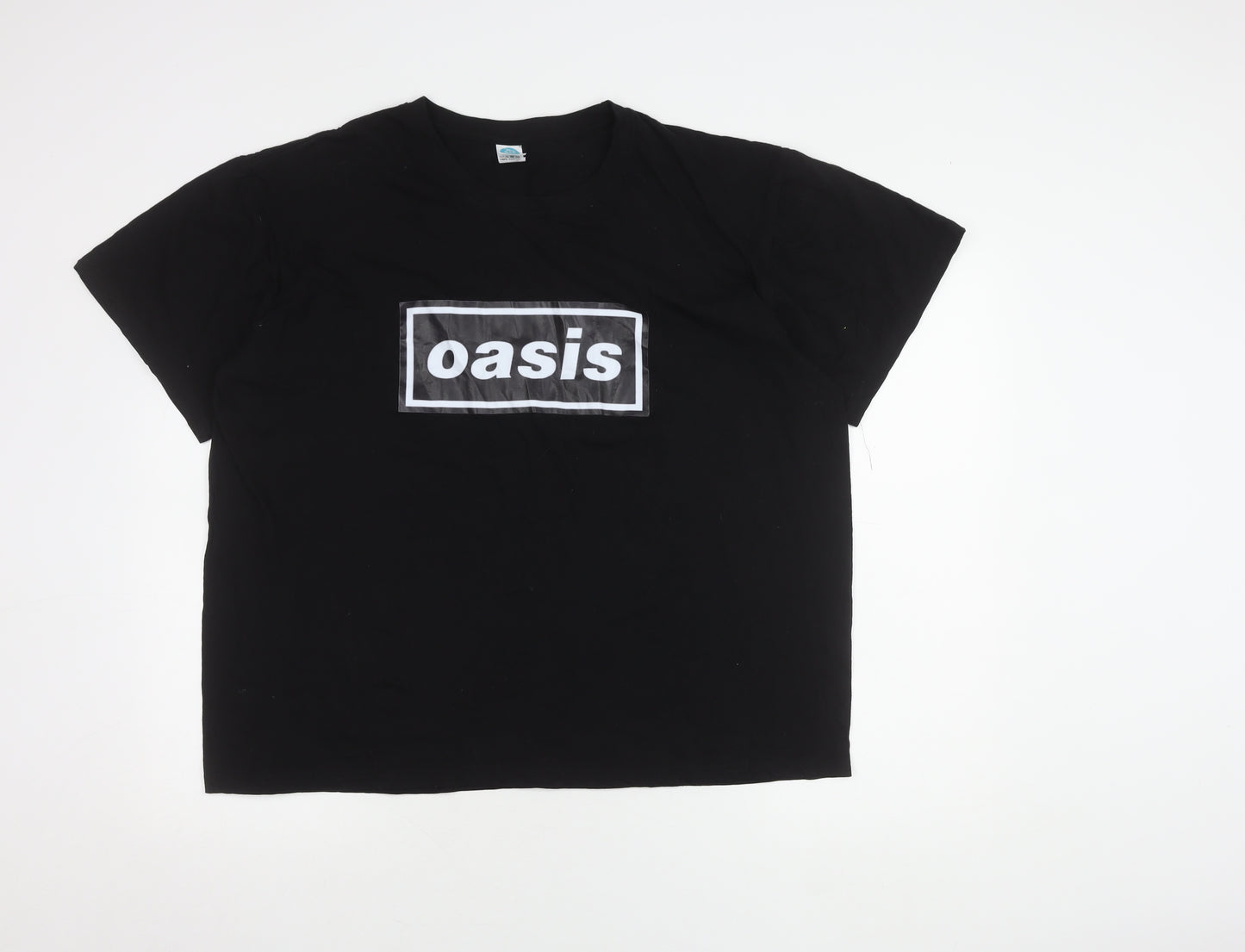 New Spirit Men’s Black Oasis Band T-Shirt 2XL
