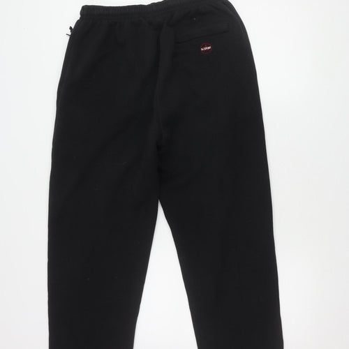 Boston Jeans Sport Men's Black Joggers L Fleece Gym Wear