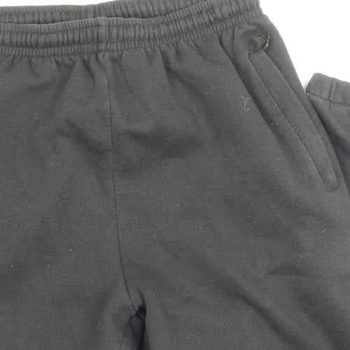 Boston Jeans Sport Men's Black Joggers L Fleece Gym Wear