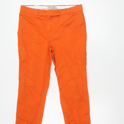Marks & Spencer Orange Women's Straight Trousers Size 12