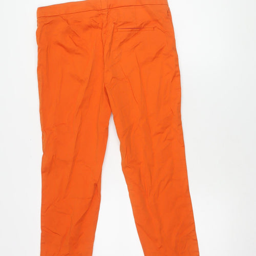 Marks & Spencer Orange Women's Straight Trousers Size 12
