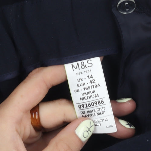 Marks and Spencer Women's Black Trousers, Size 14