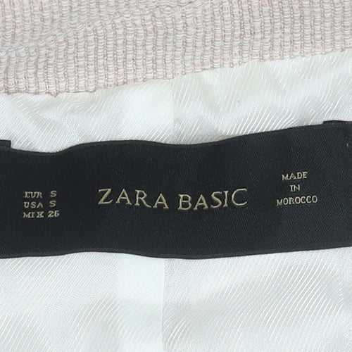 Zara Basic Women's Pink Regular Blazer S