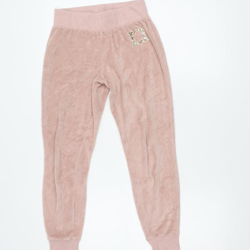Lipsy London Women's Pink Jogger Trousers - Size 8