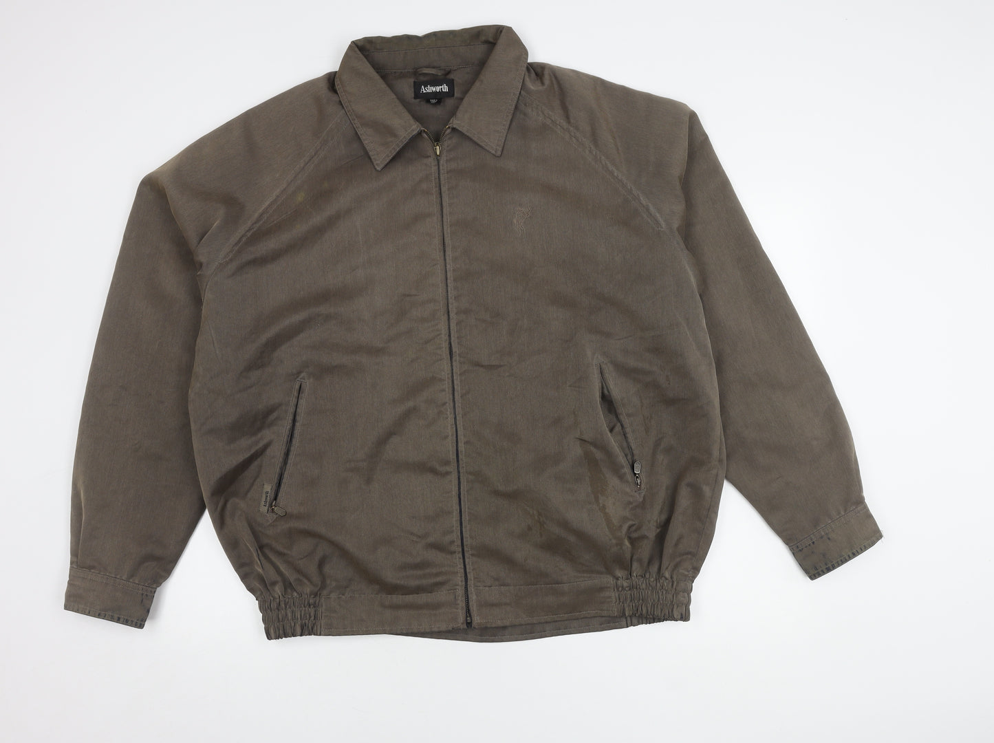 Ashworth Men's XL Grey Basic Casual Jacket